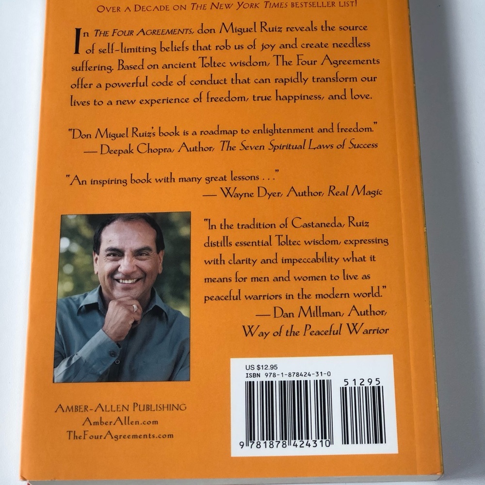 NWT Four Agreements Book - Picture 3 of 3